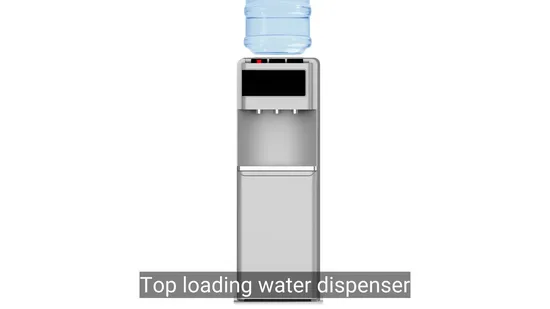 Distribuidor de água quente e fria de chão com compressor e refrigeração para uso doméstico