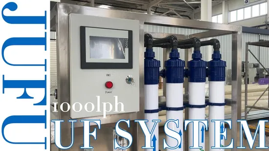 Sistema de purificação de água UF 1000L Sistema de filtro de água por ultrafiltração para piscina