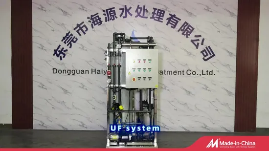 Sistema de ultrafiltração de água potável