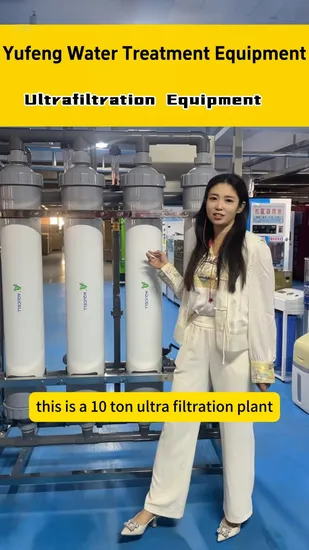 Sistema Integrado de Purificação de Água por Ultrafiltração para Aplicações Industriais