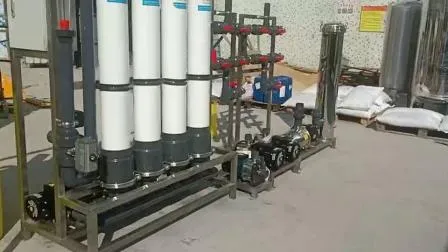 Sistema de membrana de ultrafiltração UF 9t + RO 6t para plantas químicas/alimentícias/farmacêuticas