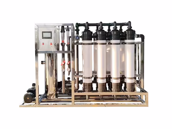 Sistema avançado de ultrafiltração de 3000L para soluções de água pura