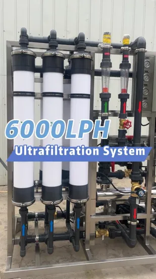 Fornecedor de sistema de ultrafiltração de membrana UF de 4tph, planta de ultrafiltração, sistema UF automático