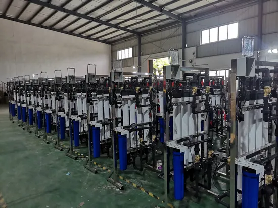 Sistema UF com filtro de água de ultrafiltração de 10 tph Equipamento de tratamento de água para plantas