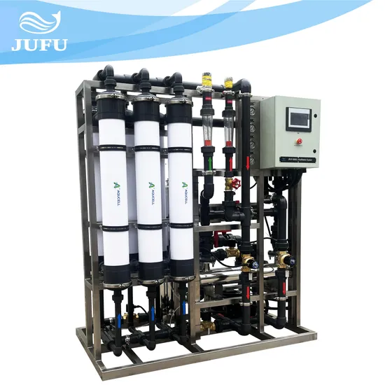 Membrana PVDF de ultrafiltração UF 6000L Sistema de ultrafiltração