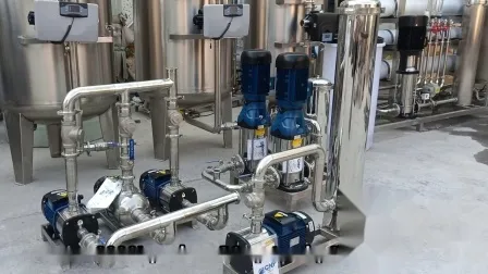 Filtro de areia de 8000L/H, sistema de purificação de água por osmose reversa, tratamento de água por ultrafiltração
