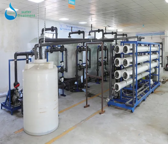 Sistema profissional de osmose reversa personalizado de 1000L a 50m3pH, máquinas de purificação de água para irrigação potável ou indústria da China