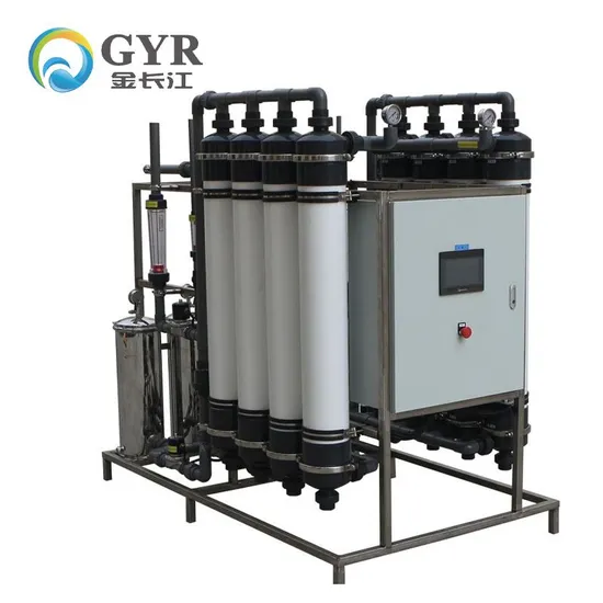 Estação de tratamento de água por ultrafiltração RO de 5t, sistema de purificação de água, máquina de dessalinização para purificação de água