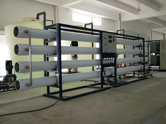 Purificação de água comercial Equipamento industrial de osmose reversa para água pura