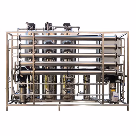 Máquinas automáticas de tratamento de água, equipamentos de purificação de água, sistema de osmose reversa, usados para ultrafiltração em linhas de produção de engarrafamento